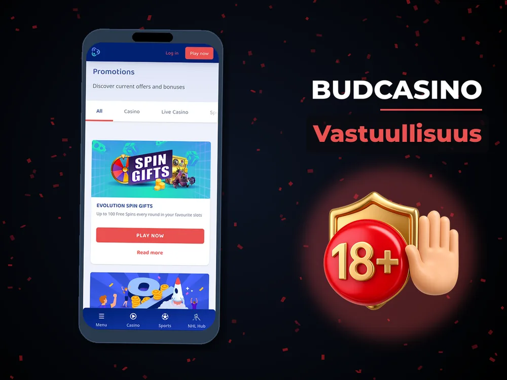 Budcasino - Vastuullisuus