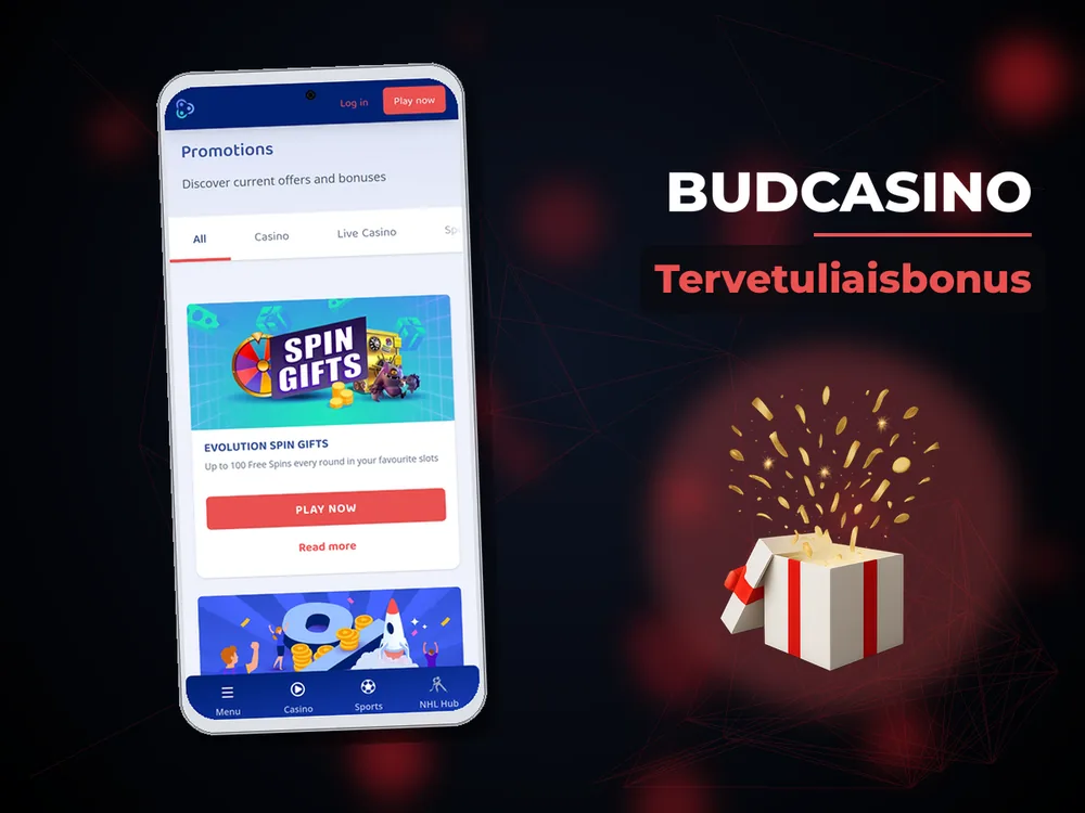 Budcasino - Tervetuliaisbonus