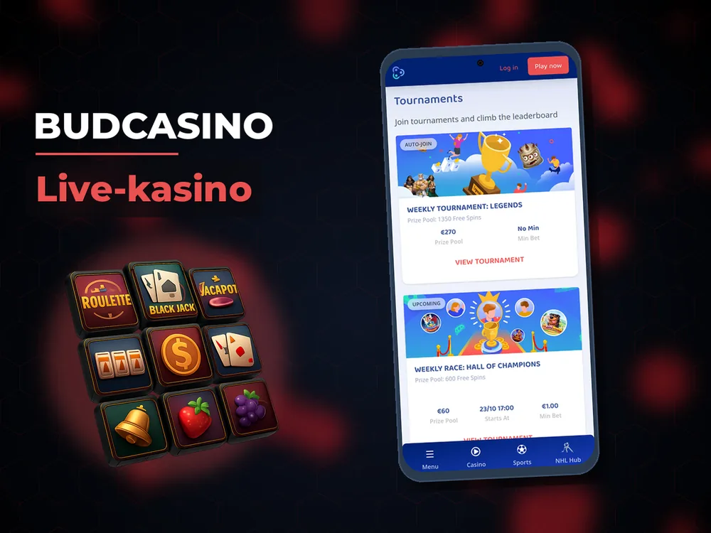 Budcasino - Live-kasino